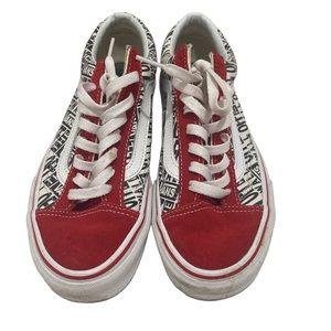 Vans Old Skool Logo Lace Up Shoes US Men 7 and US Women 8.5